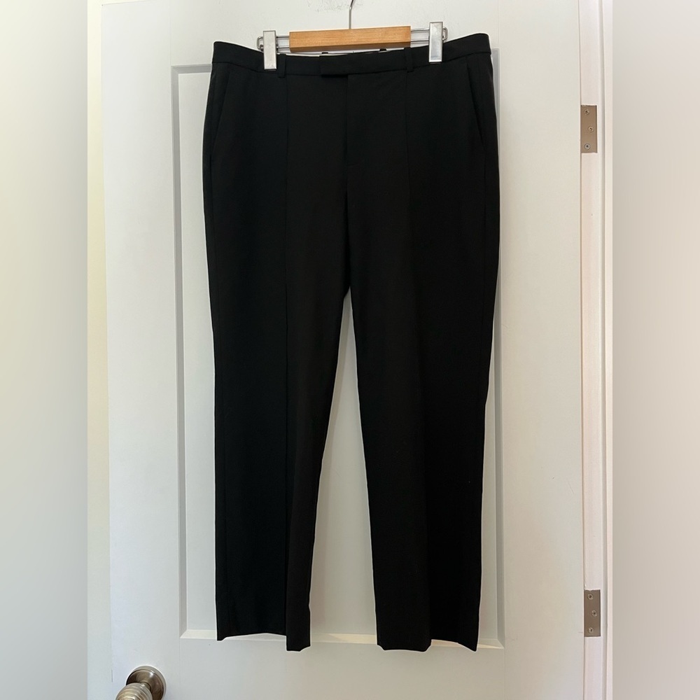 J. Crew Flat-Front Straight Leg Tollegno1900 Italian Fine Wool Fabric Trousers 8
